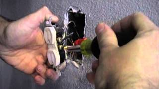 RicksDIY Replacing amp Inspecting A Duplex Outlet Receptaclewmv [upl. by Ninaj]