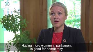 Int’l Day of Parliamentarism Ulrika Karlsson Pres IPU Women MPs Bureau amp Swedish Parliamentarian [upl. by Kcirb]