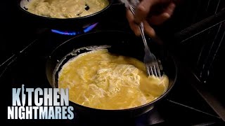 Gordon Ramsay Challenges Two Chefs To Make An Omelette  Kitchen Nightmares [upl. by Ewer]