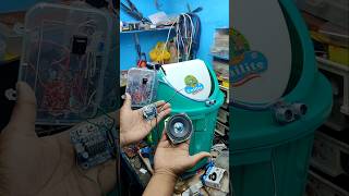 DIY SMART DUSTBIN WITH VOICE  Automatic Trash Can Tutorial shorts [upl. by Ahseinad]