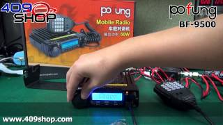 Pofung BF9500 UHF 400470MHz Mobile Radio Car Transceivers [upl. by Nyllij]