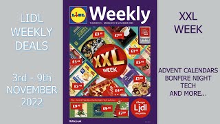 Lidl Weekly Deals 3rd  9th November 2022 XXL Week [upl. by Oflodur]