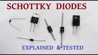 Understanding Schottky diodes with bench tests [upl. by Oirram622]