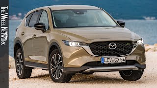 2022 Mazda CX5 Newground  Zircon Sand  Driving Interior Exterior EU Spec [upl. by Yelad]