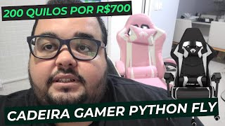 Cadeira GAMER que Aguenta 200 QUILOS PYTHON FLY [upl. by Iain]