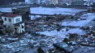 Japan Tsunami 3112011 unedited Part 2 [upl. by Eppillihp]