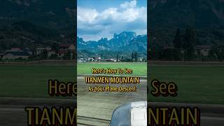 How to see Tianmen Mountain flying into Zhangjiajie china travel shorts fyp [upl. by Ariam]