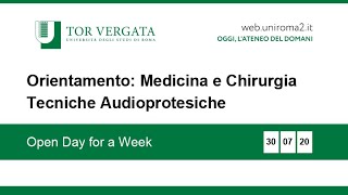 Orientamento Tecniche audioprotesiche – Open Day for a Week [upl. by Inaluiak]