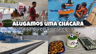 NOSSO DOMINGO EM FAMÍLIAFOMOS PARA UMA CHACÁRA COMEMORAR O NÍVER DELE [upl. by Aonian]