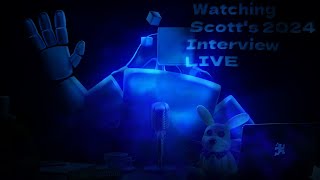 Watching the Scott Cawthon interview LIVE [upl. by Ardnassac]