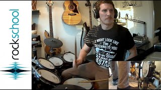 Maggie May Rockschool Grade 2 Drums [upl. by Schoof649]