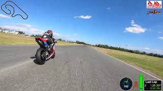 Serres Circuit BMU Race 1 2021 Supersport Class Yamaha R6  Collision amp Crash [upl. by Tnerual995]