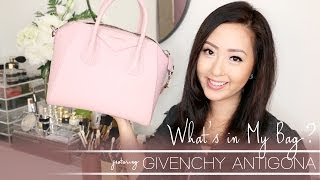 REVEAL Whats In My Bag ♡ Givenchy Antigona [upl. by Vershen467]