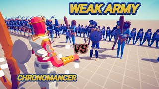 Chronomancer VS Weak Army Totally Accurate Battle Simulator TABS Gaming [upl. by Lais811]