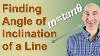 Finding Angle of Inclination of a Line [upl. by Novanod]