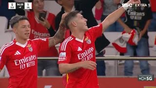 Benjamin Rollheiser Goal Benfica Vs Gil Vicente 51 All Goals Analysis amp Highlights Result [upl. by Brooking776]