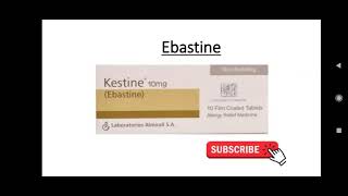 Ebastine kestine usesDosageSide Effectsstorage review in hindiUrdu [upl. by Weintrob]