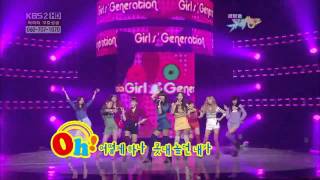 100205 SNSD  Oh  KBS2 Music Bank [upl. by Adrian259]