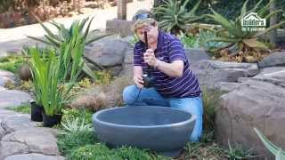 Builders DIY Episode 5  Simple Water Feature [upl. by Alihet]