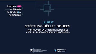 Stëftung Hellef Doheem lauréat du prix inclusion numérique 2022 [upl. by Nomahs709]