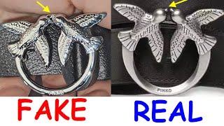 Pinko Belt real vs fake How to spot fake Pinko Belts [upl. by Maggi]