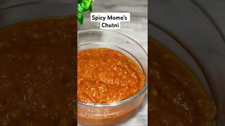 Spicy Momos Chutni  Dumpling Sauce  Quick Recipe momoschutney dumplings [upl. by Adnamaa]