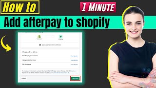 How to add afterpay to shopify 2024 [upl. by Leonid]