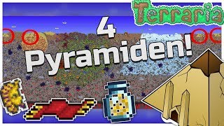 4 PYRAMIDEN in EINER WELT  Terraria [upl. by Anwad]