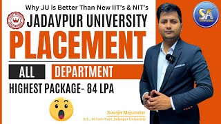 Jadavpur University Placement  Why JU is Better Than New NITs amp IITs  WBJEE Exam Preparation [upl. by Willet]