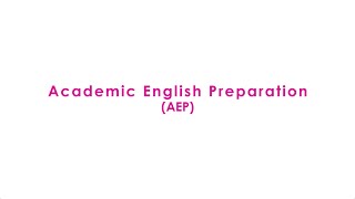 AEP Academic English Preparation  GEMMA TAMOCK [upl. by Mika]