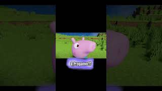 Peppa Pig plays Minecraft😂💀🔥 fypviralシ minecraft peppapig funny shortsviral [upl. by Sharline]