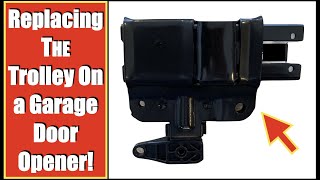 Replacing the Trolley on a Garage Door Opener DIY [upl. by Ynatterb183]