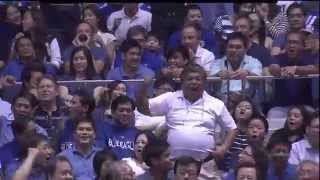 Ateneo Fan Leads Halikinu Cheer UAAP [upl. by Harlen]