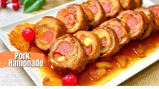 Cheesy Pork Hamonado Roll na Masarap na pang Noche Buena ngayong Darating na Pasko [upl. by Irma672]