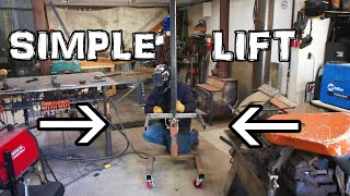 Building a simple material lift  lightweight and handy [upl. by Anigroeg451]