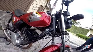 FUI TESTAR A YAMAHA RD 135 99 A VENDA POR 8 MIL REAIS NO OLX [upl. by Ttiwed10]