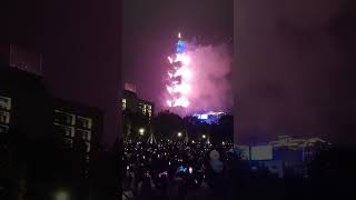 Taiwans Fireworks display 2024  Taipei 101 [upl. by Petulah]