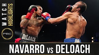 Navarro vs Deloach HIGHLIGHTS August 22 2020  PBC on FS1 [upl. by Rehotsirhc2]