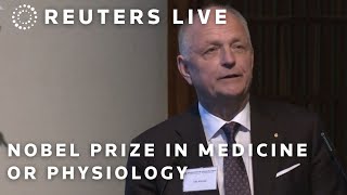 LIVE Swedish institute announces winner of Nobel Prize in Medicine or Physiology [upl. by Uzial163]