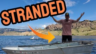 Jon Boat Fishing Challenge No Motor Catch amp Cook Bad Idea [upl. by Abbi]