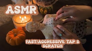 ASMR Custom Video for Robin FastAggressive Tapping amp Scratching On The Acupuncture Doll [upl. by Eetsim]