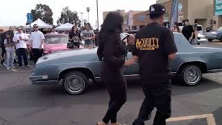 Garden Grove Parqueros Lowrider carshow [upl. by Atikir]