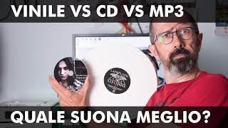 VINILE VS CD VS MP3 QUALE SUONA MEGLIO [upl. by Myrlene]