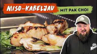 Gegrillter Kabeljau mit Miso und Pakchoi  BBQ Madness [upl. by Atsok]