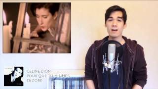 Celine Dion  Pour que tu maimes encore  Male Cover [upl. by Oicnaneb]