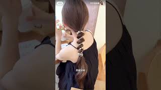 learn how to tie hair by easy way reels [upl. by Heida]