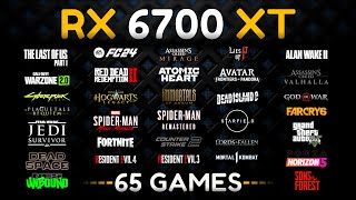 RX 6700 XT Test in 65 Games in 2024🔥 [upl. by Genna]