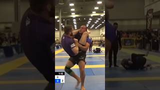 Triangle Attempt On a Super Heavyweight IBJJF Jiu Jitsu Con 2024 [upl. by Nosnor]