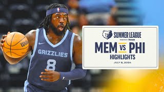 Memphis Grizzlies Highlights vs Philadelphia 76ers [upl. by Wareing209]