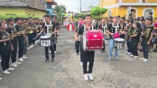 Show Banda Adolfo Lovato Desfile de correo Izalco 2024 [upl. by Oigroig]